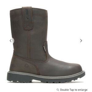 Men’s Wolverine Waterproof Floorhand Wellington Leather Boots, Size 11.5 Wide